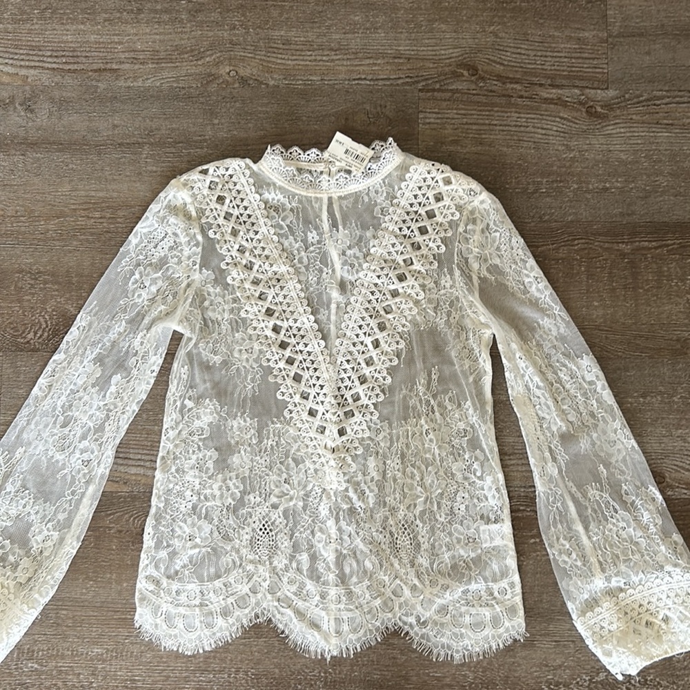 ENDLESS ROSE LACE BLOUSE - Picture 2 of 8